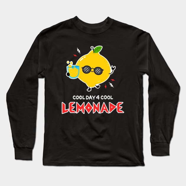 Cool Lemonade Long Sleeve T-Shirt by machmigo